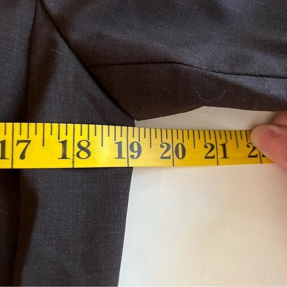 J. Jill Washable Wool Two-Button Blazer Brown Size 10 - Picture 10 of 12